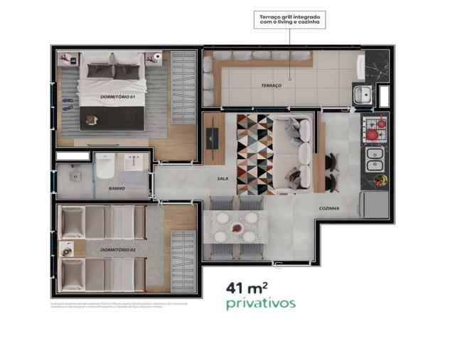 #168 - Apartamento para Venda em Cotia - SP - 2